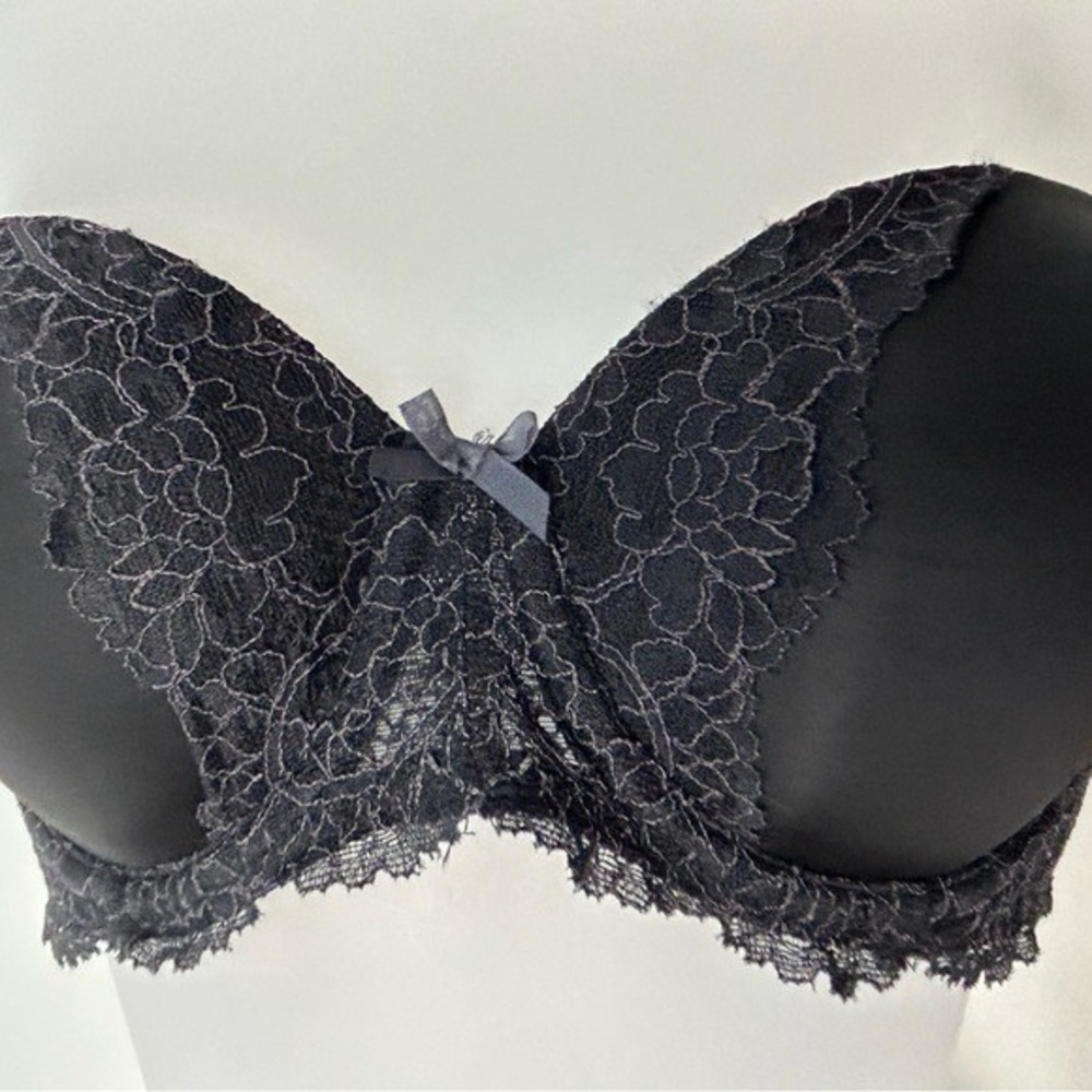 Victoria's Secret Multiway Dream Angels Black Strapless Bra 32C